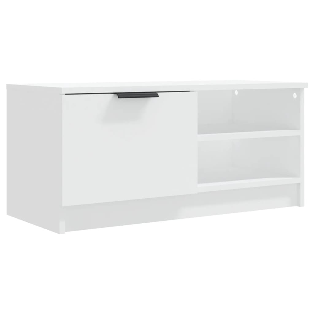 TV ormarić bijeli 80 x 35 x 36,5 cm od konstruiranog drva