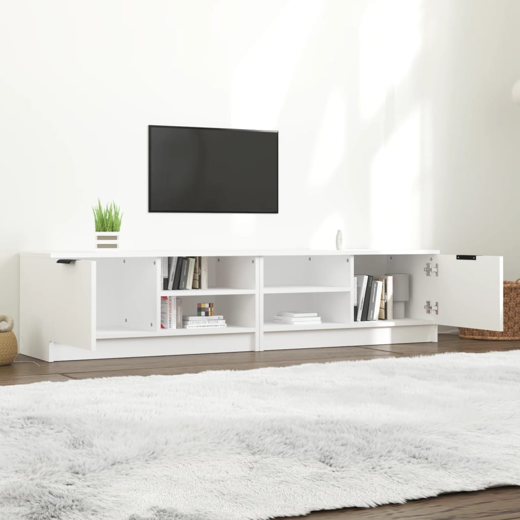 TV ormarići 2 kom bijeli 80 x 35 x 36,5 cm konstruirano drvo