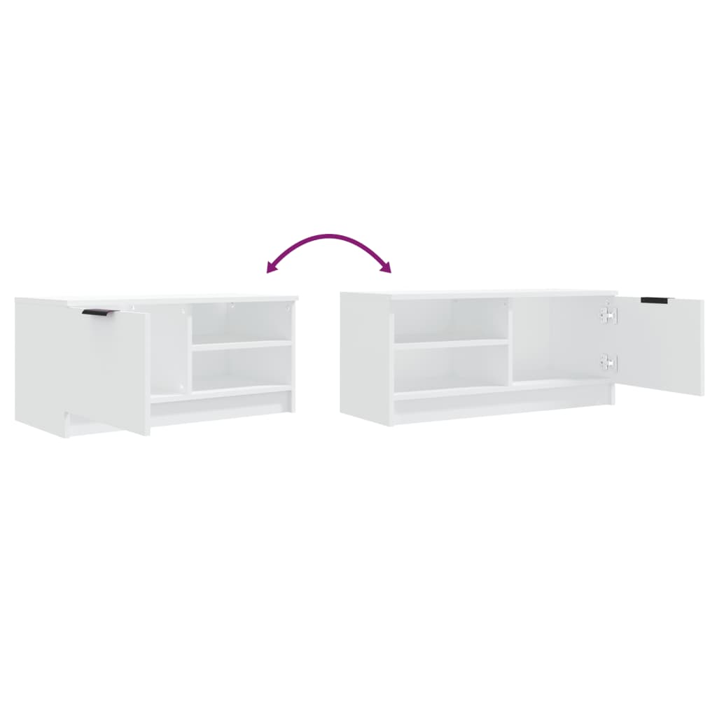 TV ormarići 2 kom bijeli 80 x 35 x 36,5 cm konstruirano drvo