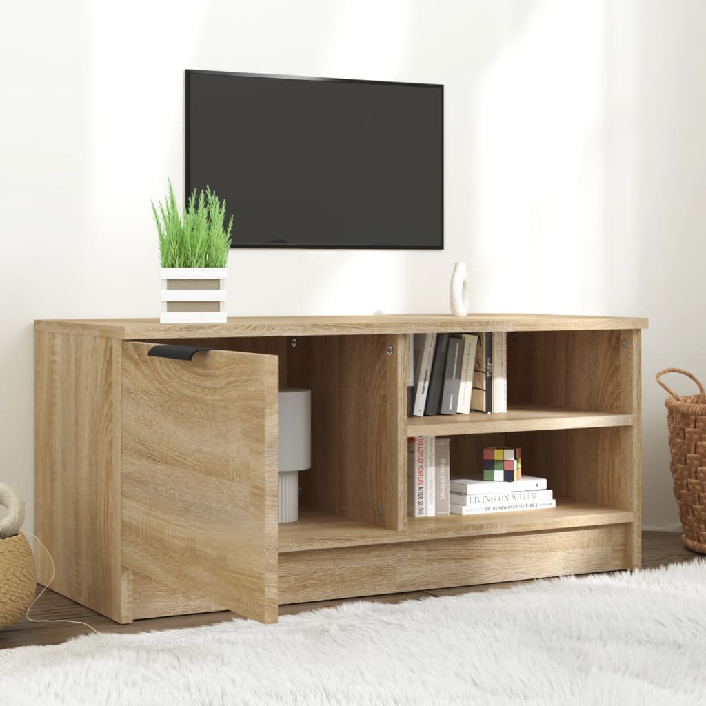 TV ormarić boja hrasta 80x35x36,5 cm od konstruiranog drva