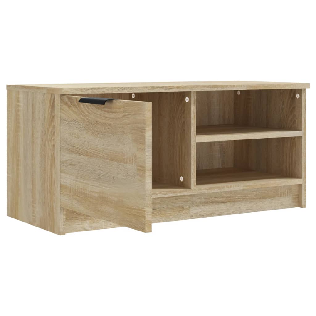 TV ormarić boja hrasta 80x35x36,5 cm od konstruiranog drva