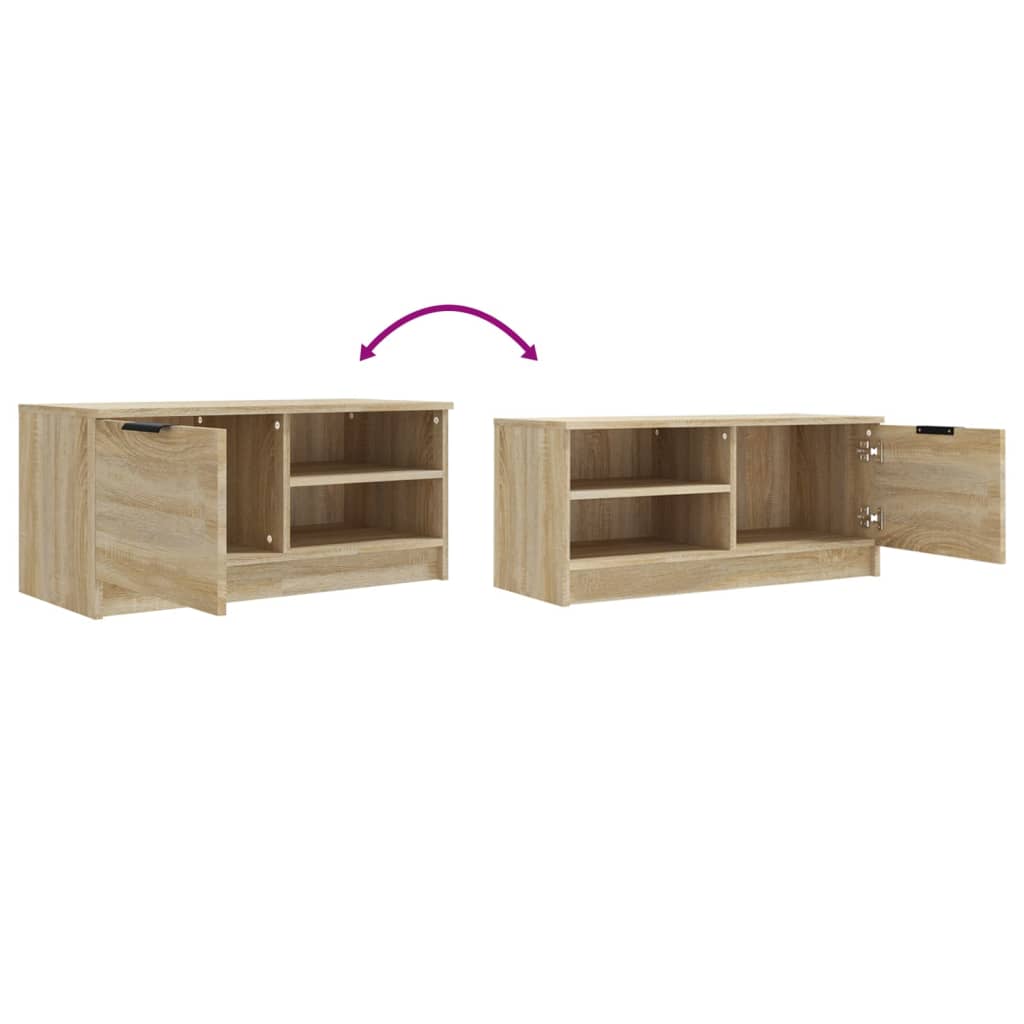 TV ormarići 2kom boja hrasta 80x35x36,5cm od konstruiranog drva