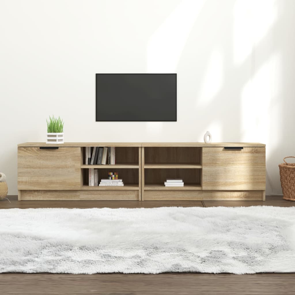 TV ormarići 2kom boja hrasta 80x35x36,5cm od konstruiranog drva
