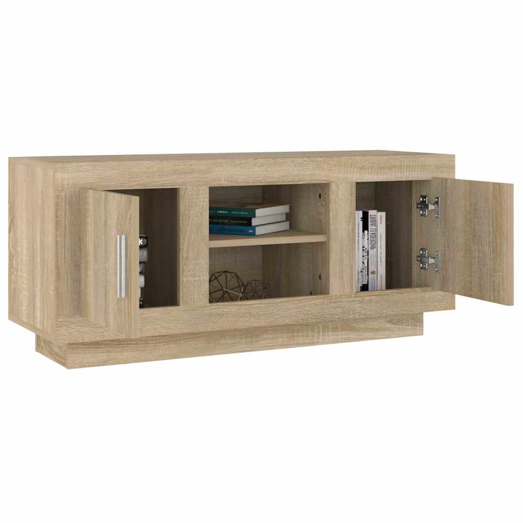 TV ormarić boja hrasta 102x35x45 cm od konstruiranog drva
