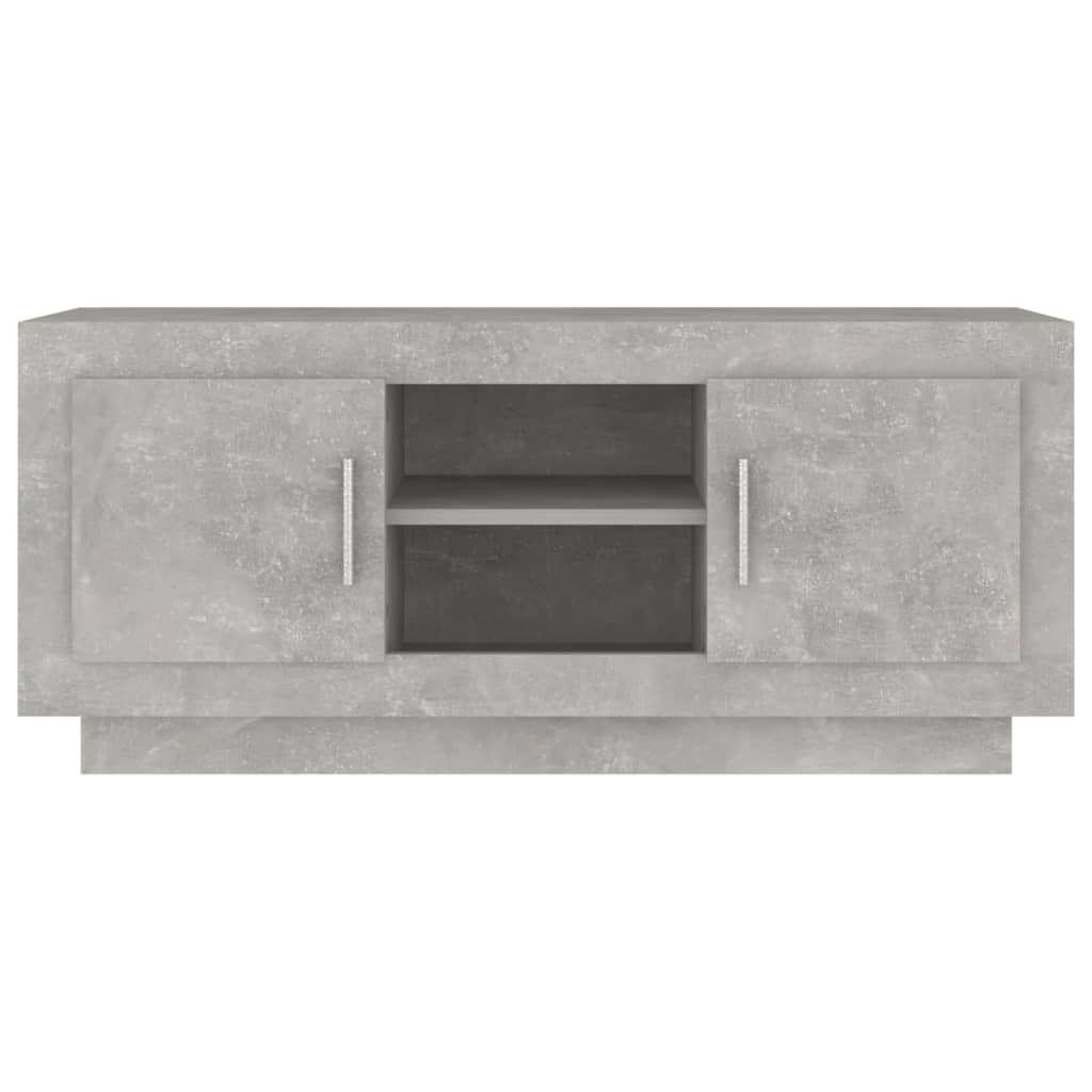 TV ormarić boja betona 102x35x45 cm od konstruiranog drva