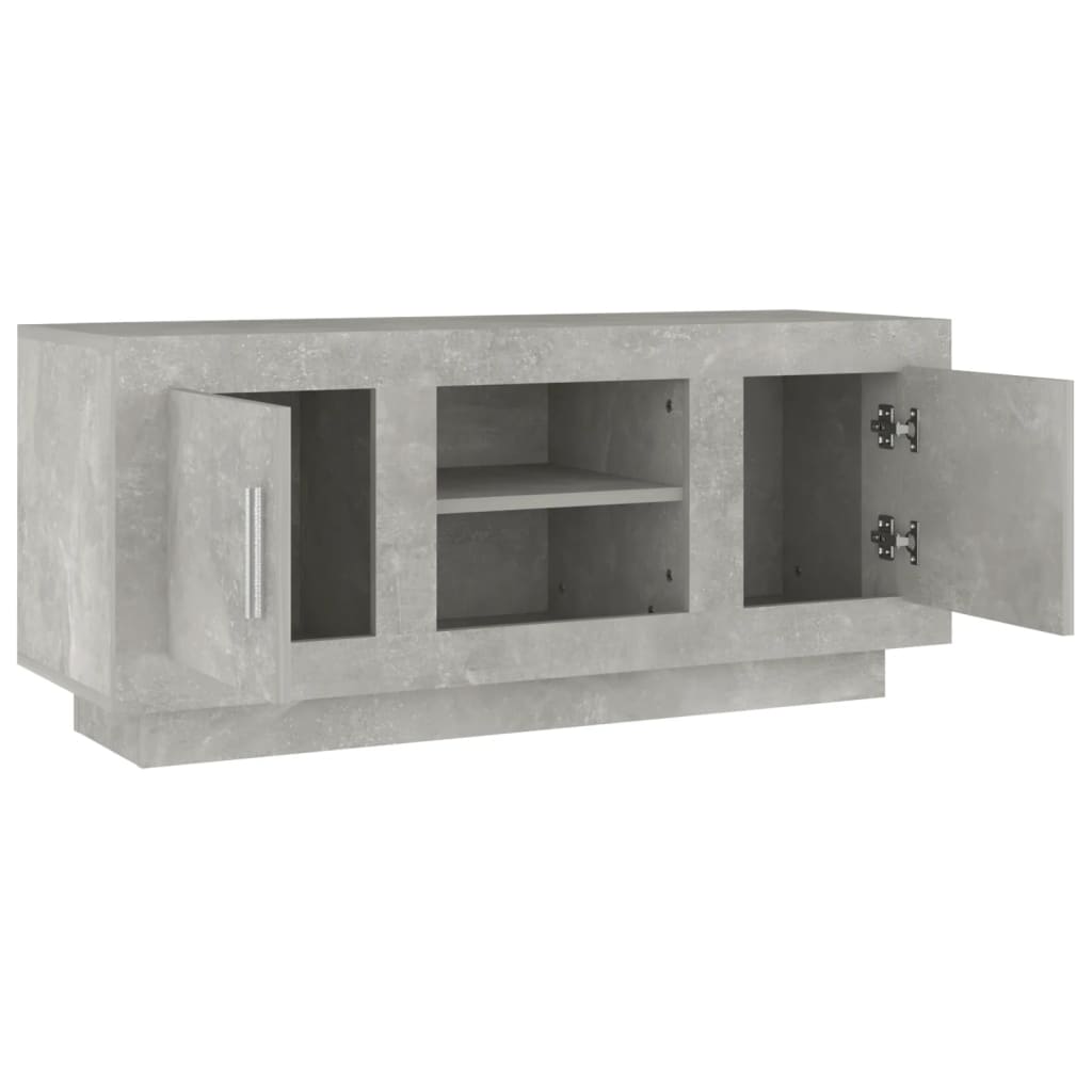 TV ormarić boja betona 102x35x45 cm od konstruiranog drva