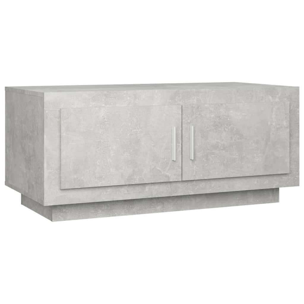 Stolić za kavu boja betona 102 x 50 x 45 cm konstruirano drvo
