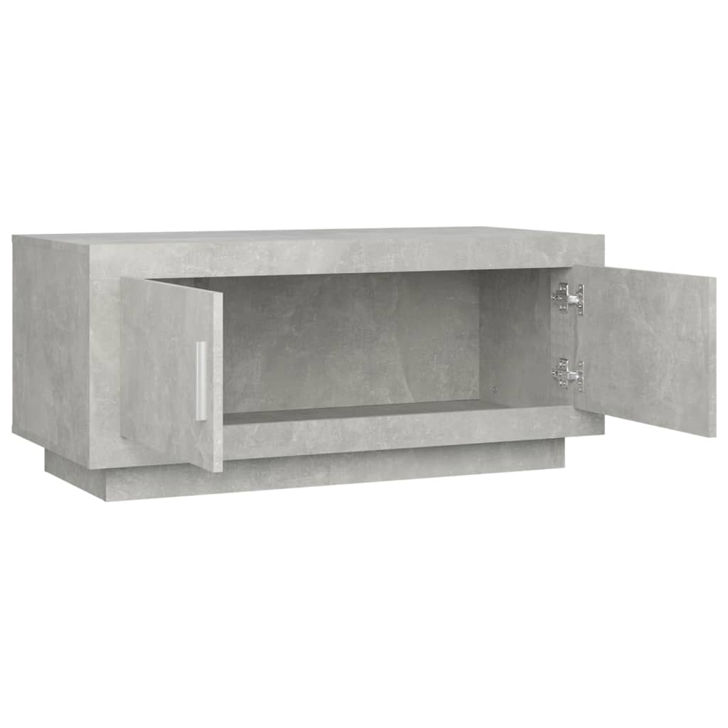 Stolić za kavu boja betona 102 x 50 x 45 cm konstruirano drvo
