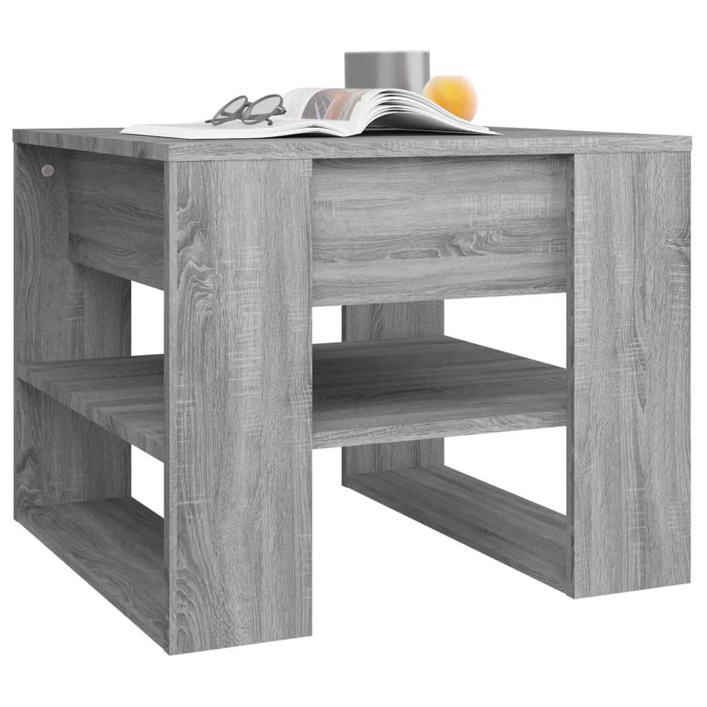Stolić za kavu boja hrasta 55,5x55x45 cm konstruirano drvo