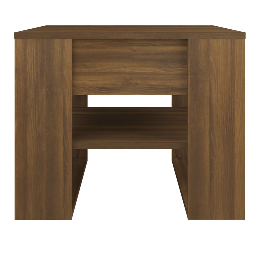 Stolić za kavu boja Smeđa 55,5x55x45 cm konstruirano drvo
