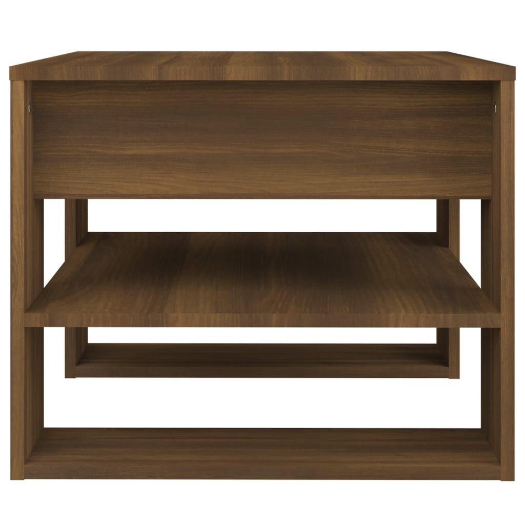 Stolić za kavu boja Smeđa 55,5x55x45 cm konstruirano drvo