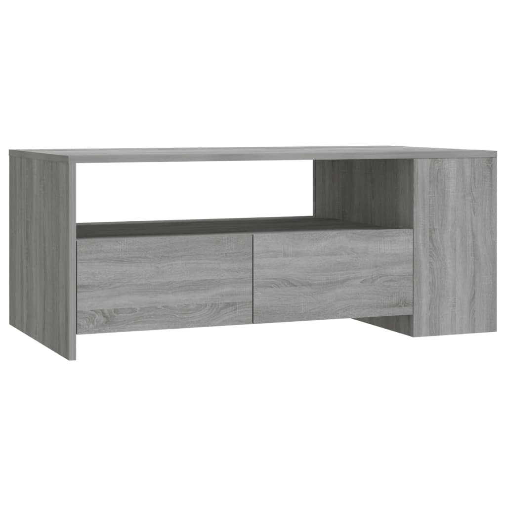 Stolić za kavu boja hrasta 102x55x42 cm konstruirano drvo