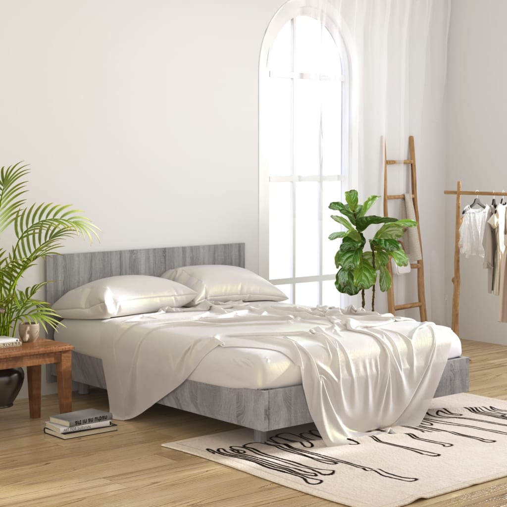 Uzglavlje za krevet boja hrasta 160x1,5x80 cm konstruirano drvo