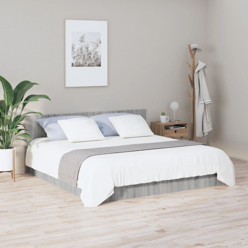 Uzglavlje za krevet boja hrasta 200x1,5x80 cm konstruirano drvo