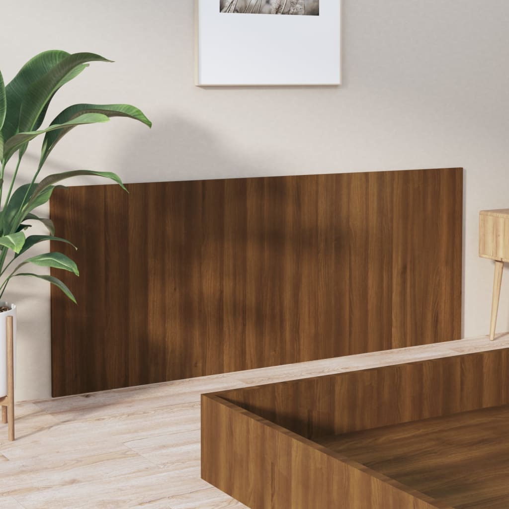Uzglavlje za krevet boja smeđeg hrasta 200 x 1,5 x 80 cm drveno
