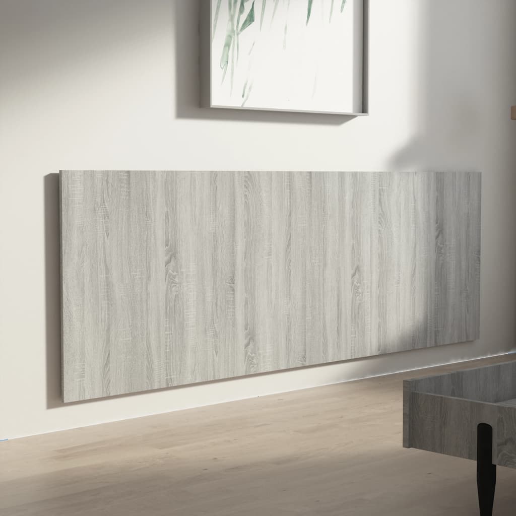 Zidno uzglavlje boja hrasta 240 x 1,5 x 80 cm konstruirano drvo