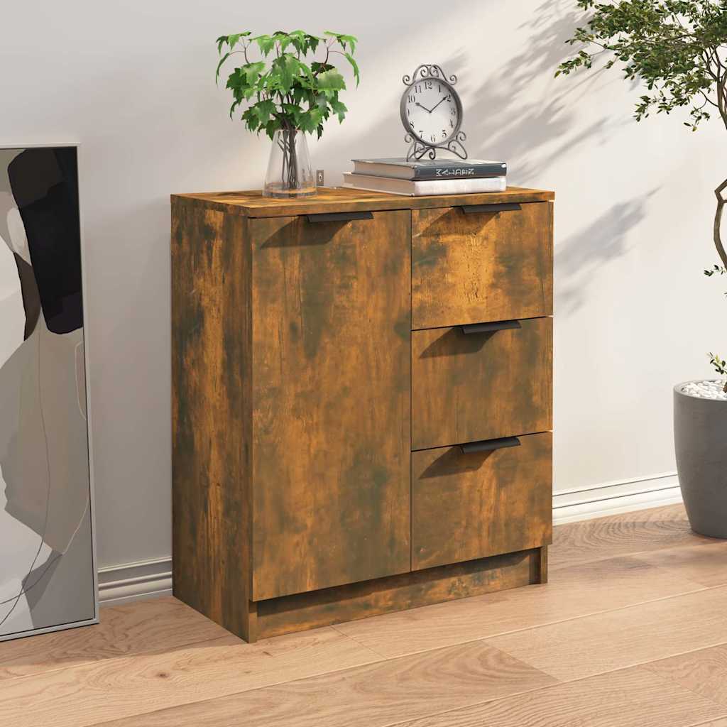 Komoda boja dimljenog hrasta 60x30x70 cm od konstruiranog drva