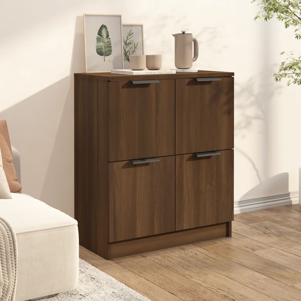 Komoda boja hrasta smeđi 60 x 30 x 70 cm od konstruiranog drva