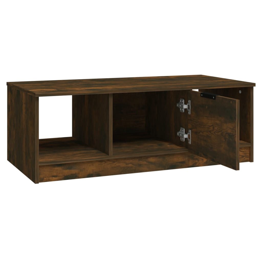 Stolić za kavu boja hrasta 102x50x36 cm konstruirano drvo