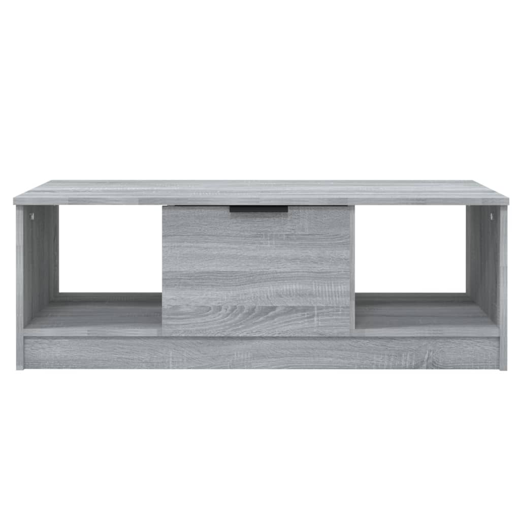 Stolić za kavu boja hrasta 102x50x36 cm konstruirano drvo