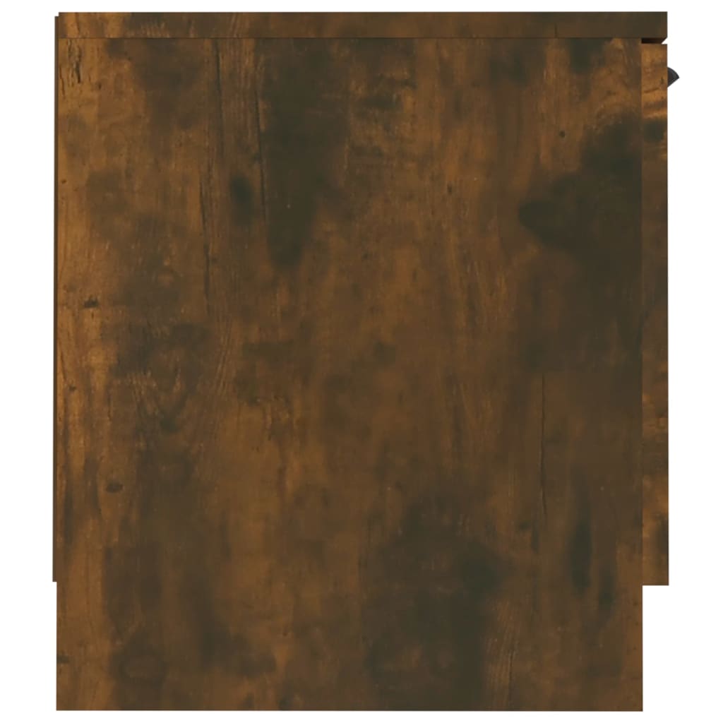 TV ormarić boja dimljenog hrasta 140x35x40 cm konstruirano drvo