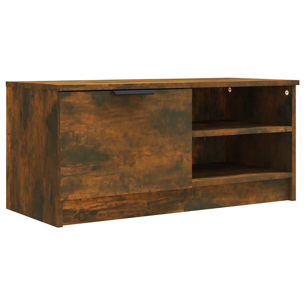 TV ormarići 2 kom boja dimljenog hrasta 80x35x36,5 cm drveni