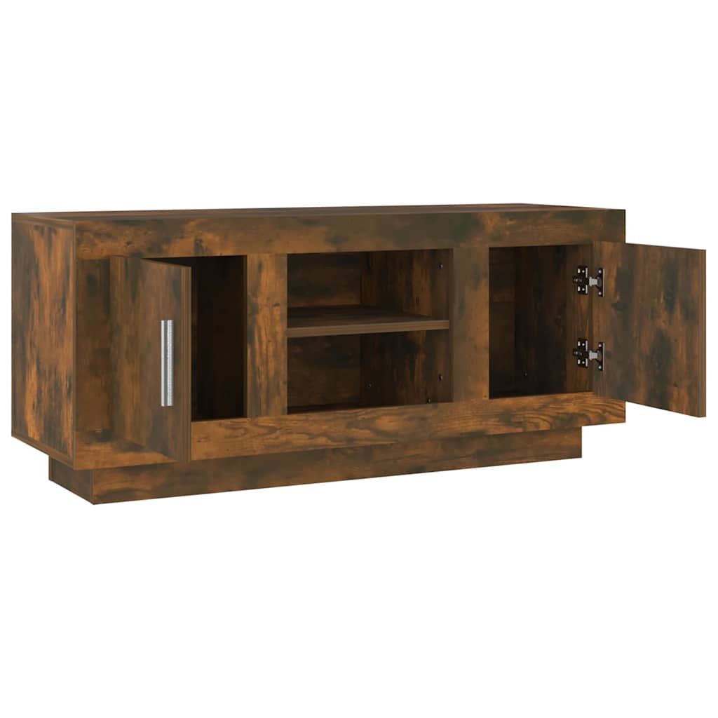 TV ormarić boja dimljenog hrasta 102x35x45 cm konstruirano drvo