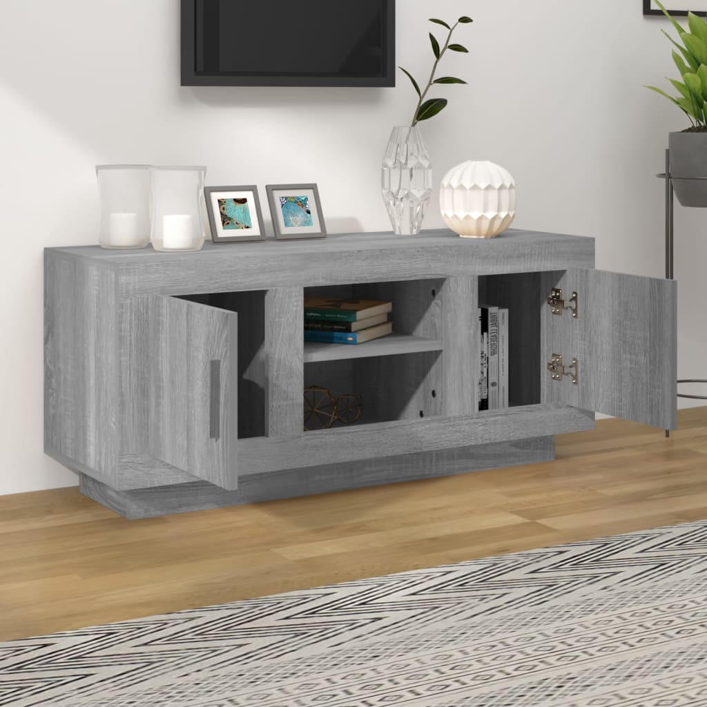 TV ormarić boja hrasta sonome 102x35x45 cm konstruirano drvo
