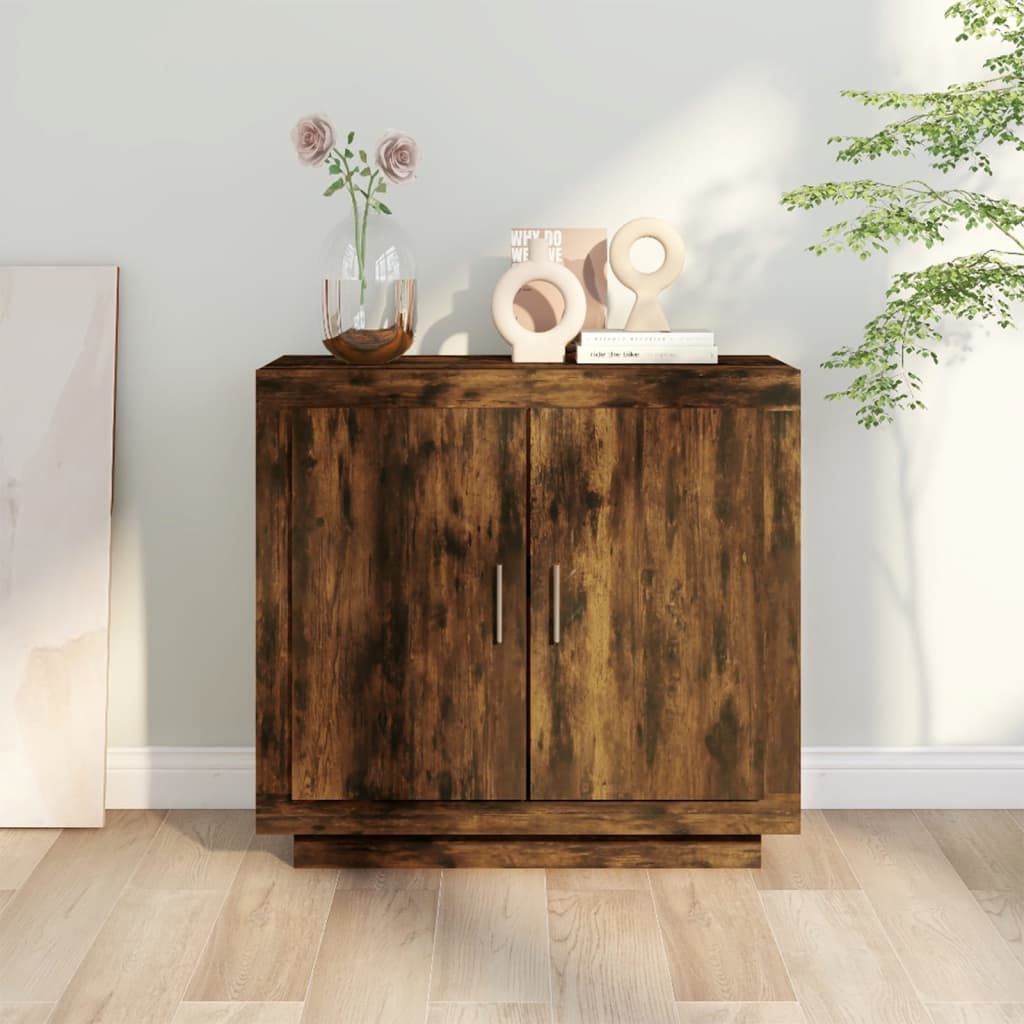Komoda boja dimljenog hrasta 80x40x75 cm od konstruiranog drva