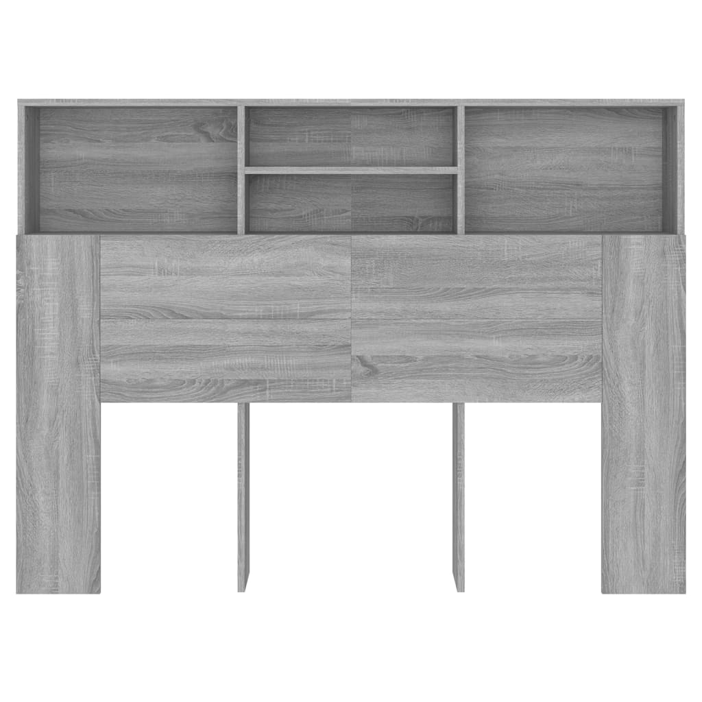 Uzglavlje s ormarićem boja hrasta sonome 140 x 19 x 103,5 cm