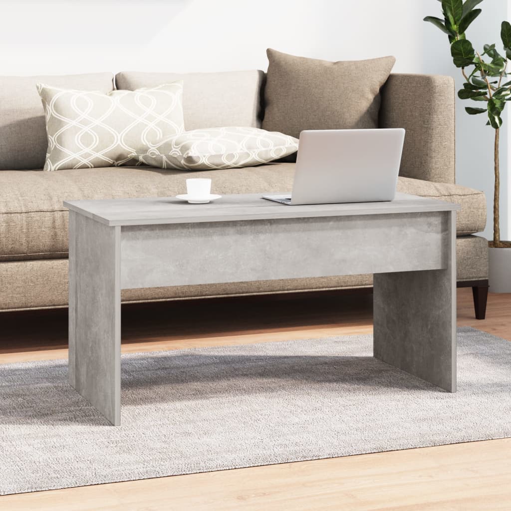 Stolić za kavu boja betona 102x50,5x52,5 cm konstruirano drvo