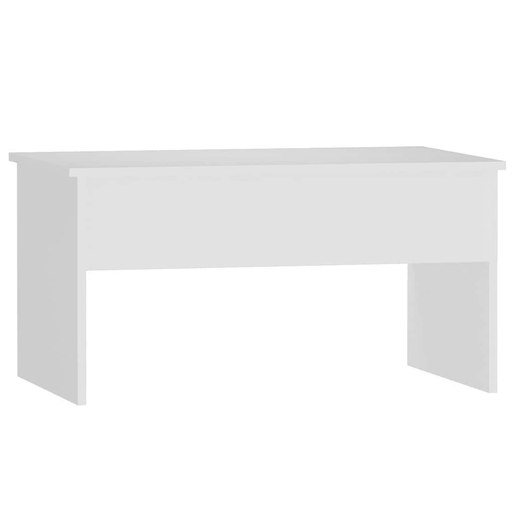 Stolić za kavu bijeli 80 x 50,5 x 41,5 cm od konstruiranog drva