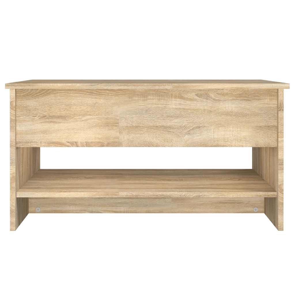 Stolić za kavu boja hrasta sonome 80x50x40 cm konstruirano drvo