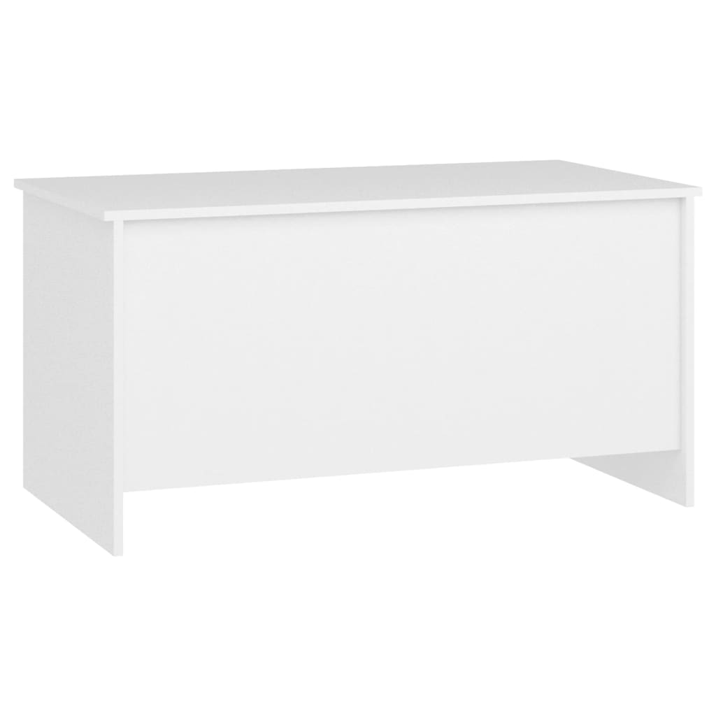 Stolić za kavu bijeli 102x55,5x52,5 cm od konstruiranog drva