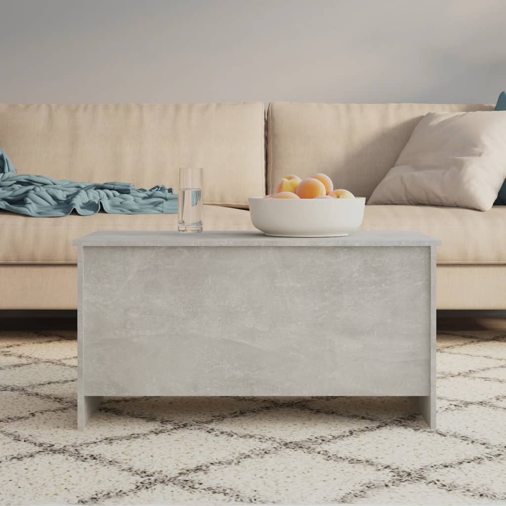 Stolić za kavu boja betona 102x55,5x52,5 cm konstruirano drvo