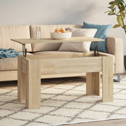 Stolić za kavu boja hrasta 101x49x52 cm konstruirano drvo