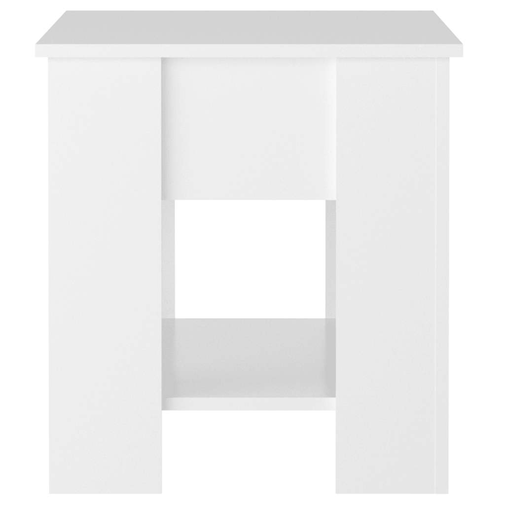 Stolić za kavu sjajni bijeli 101x49x52 cm konstruirano drvo