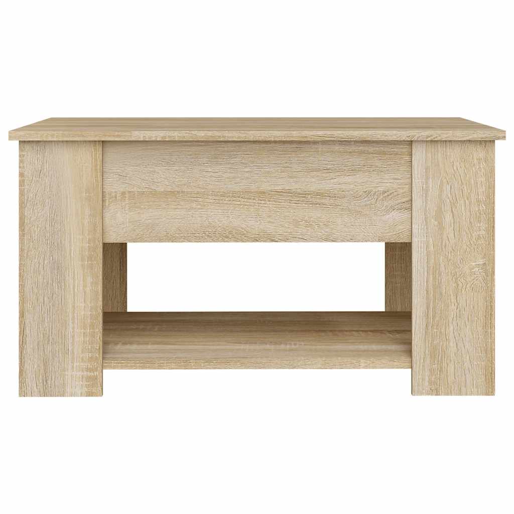 Stolić za kavu boja hrasta 79 x 49 x 41 cm konstruirano drvo