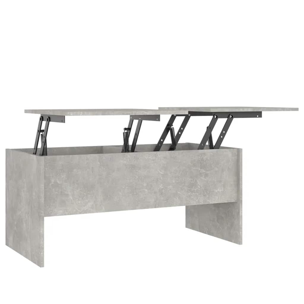 Stolić za kavu boja betona 102x50,5x46,5 cm konstruirano drvo