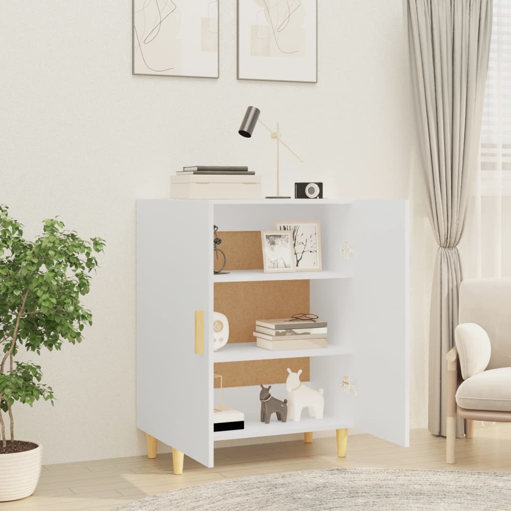 Komoda bijela 70x34x90 cm od konstruiranog drva