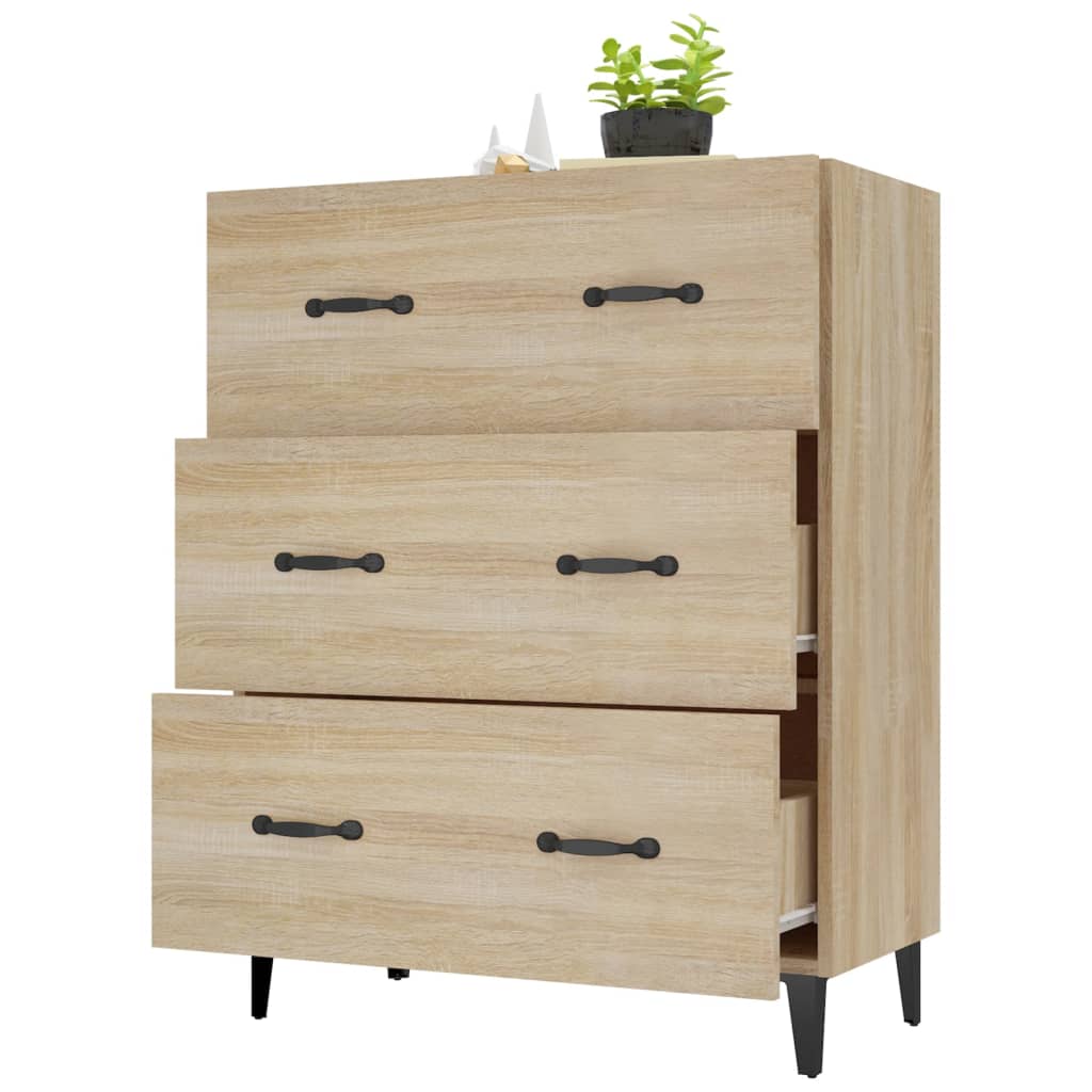 Komoda boja hrasta sonome 69,5x34x90 cm od konstruiranog drva