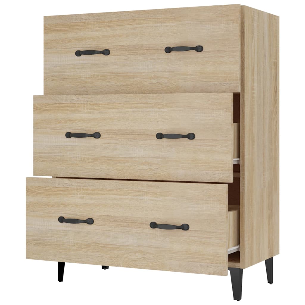 Komoda boja hrasta sonome 69,5x34x90 cm od konstruiranog drva