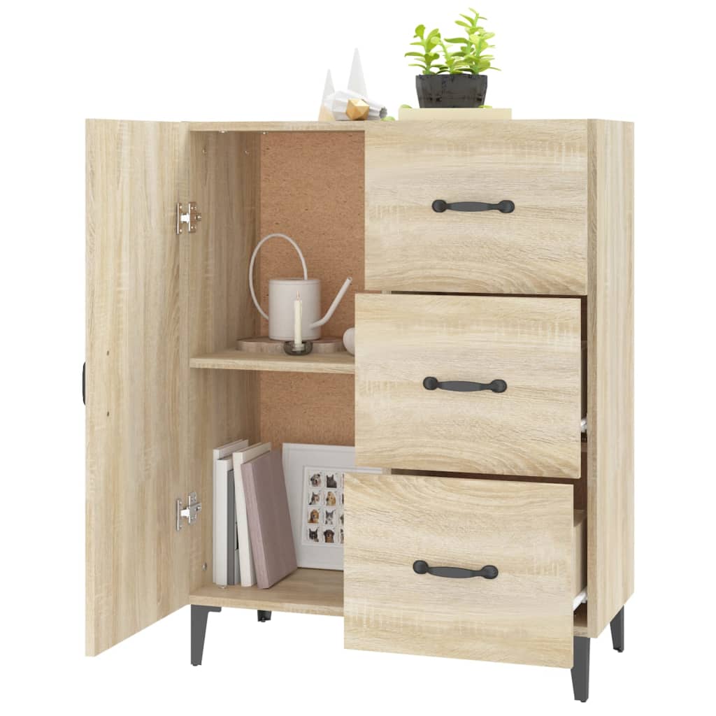 Komoda boja hrasta sonome 69,5x34x90 cm od konstruiranog drva