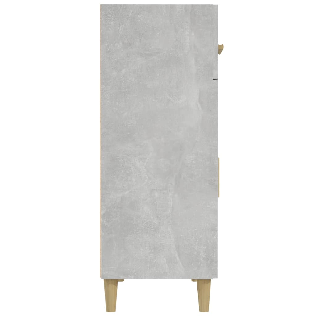 Komoda siva boja betona 69,5x34x89 cm od konstruiranog drva