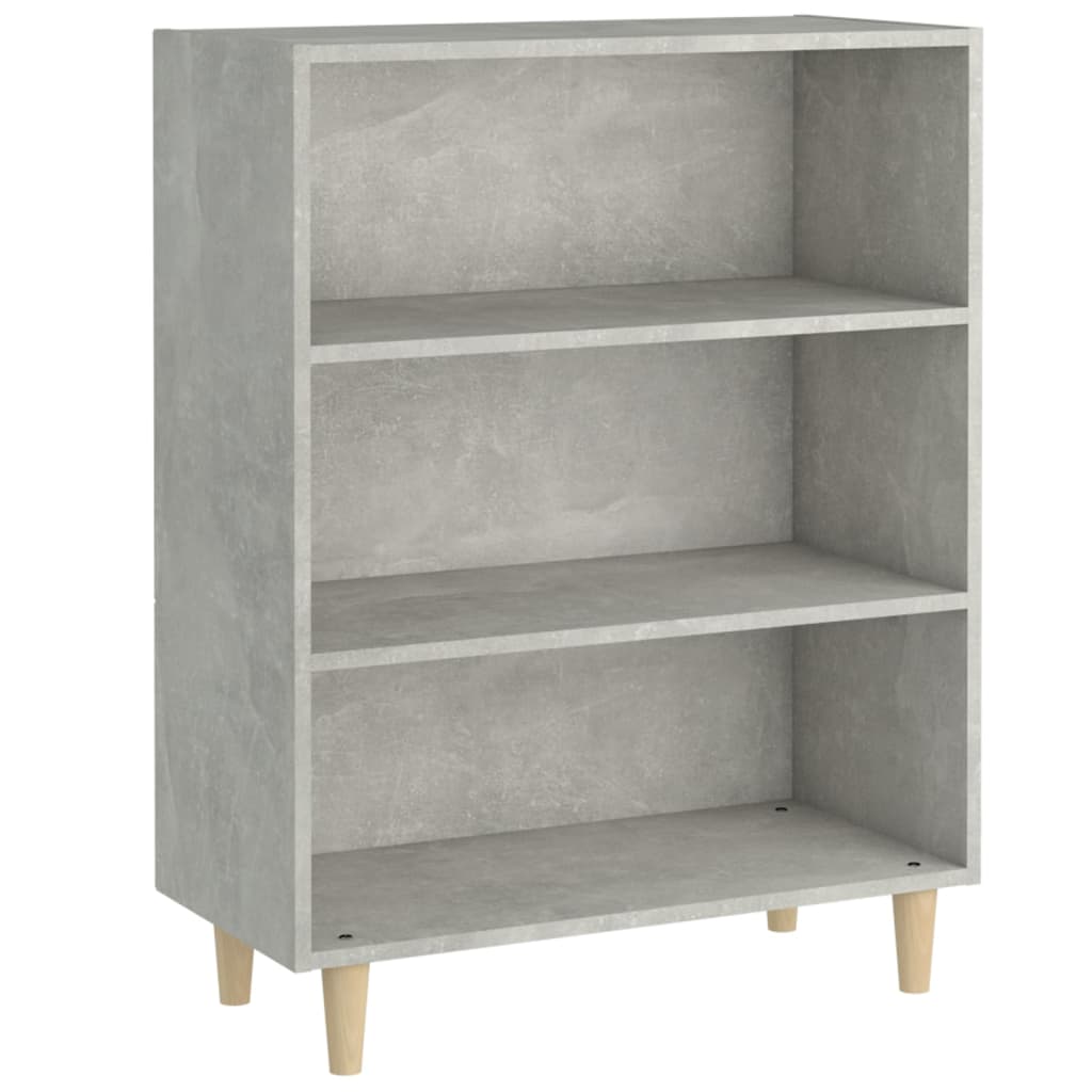 Komoda siva boja betona 69,5x32,5x90 cm od konstruiranog drva