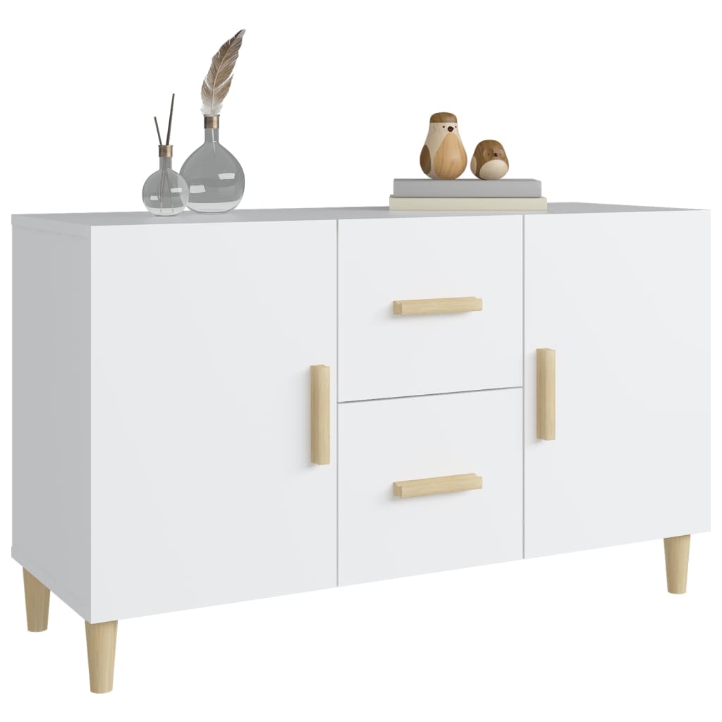 Komoda bijela 100x36x60 cm od konstruiranog drva