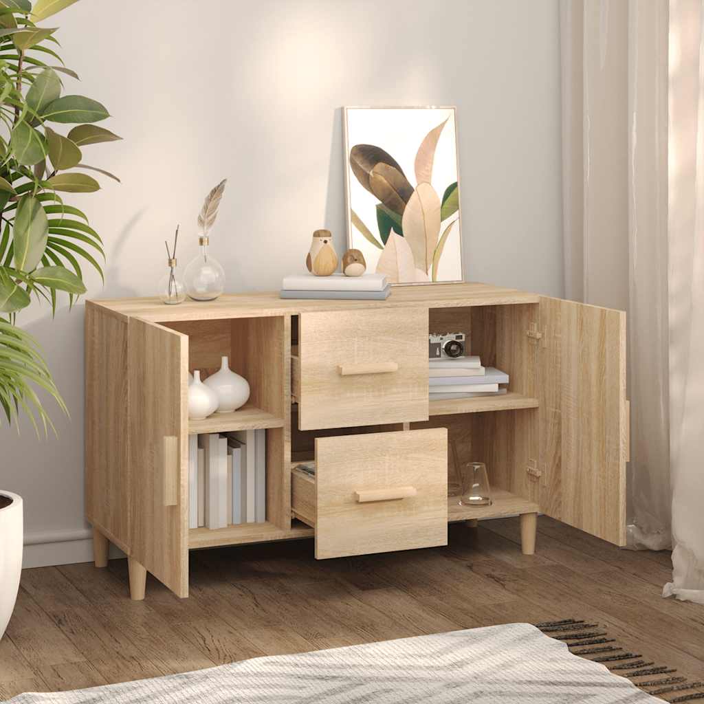 Komoda boja hrasta sonome 100x36x60 cm od konstruiranog drva