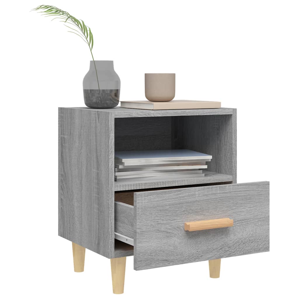Noćni ormarići 2 kom boja hrasta sonome 40x35x47 cm