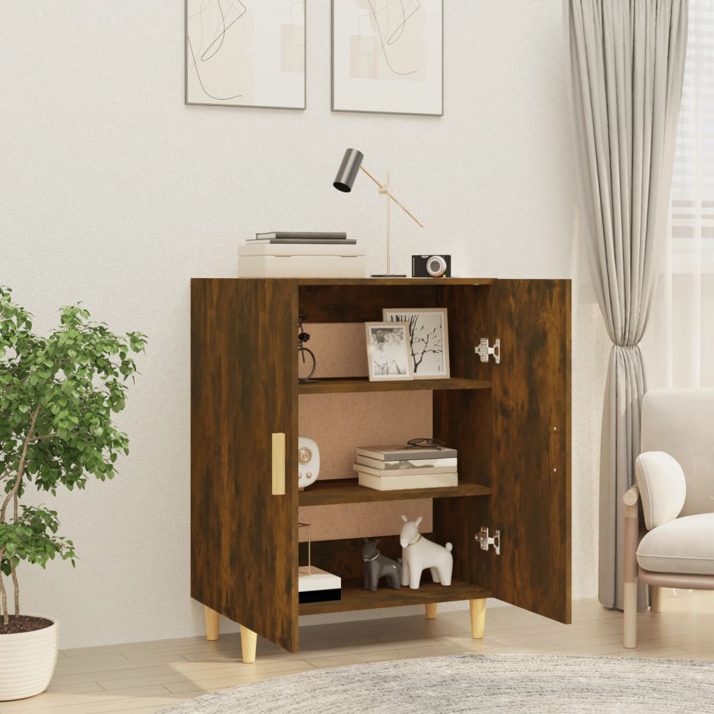 Komoda boja dimljenog hrasta 70x34x90 cm od konstruiranog drva
