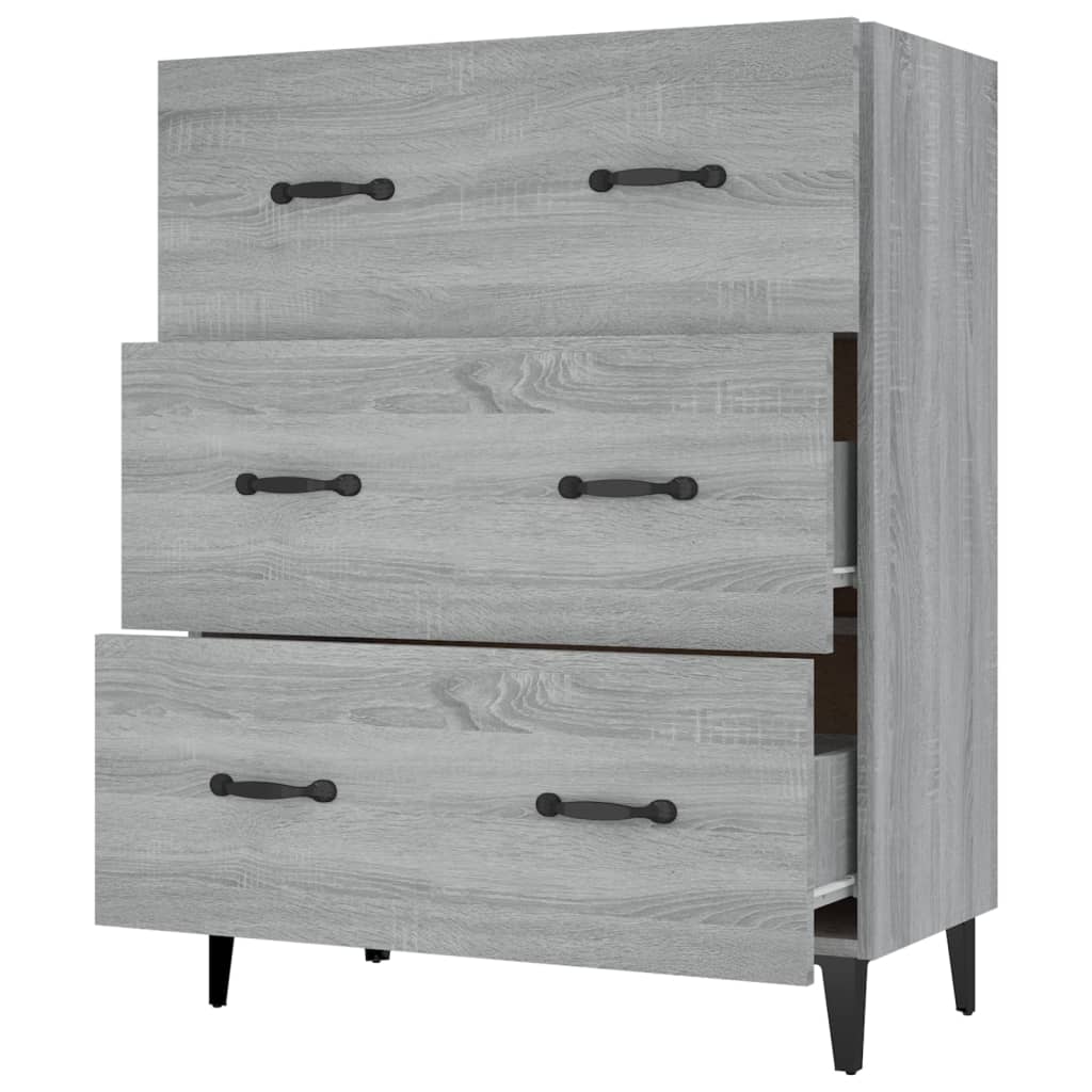 Komoda boja hrasta sonome 69,5 x 34 x 90 cm konstruirano drvo